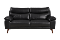 Vantage Genuine Leather Black 3+2+1 Seater Sofa Set - Furniture Instore