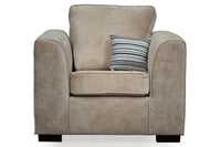 Nancy Beige Fabric Armchair - Furniture Instore