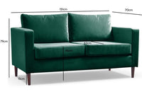 Boxfit Jasper Fabric 2 Seater Sofa - Furniture Instore