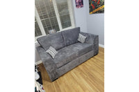 Nancy Grey Fabric 2 Seater Sofa - Furniture Instore