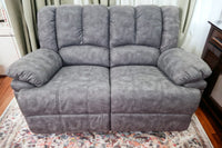 Torino Grey Fabric 2 Seater Recliner Sofa - Furniture Instore