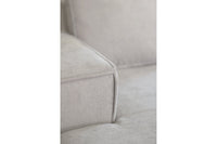 Brixton Cream Fabric U Shape Corner Bed With Storage - Furniture Instore