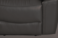 Amarien Genuine Leather Grey Electric Power Recliner 3 Seater - Furniture Instore