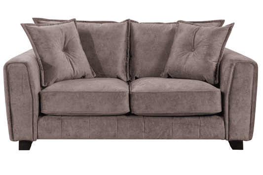 Somerford 2 Seater Chocolate Fabric Sofa - Furniture Instore
