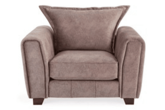 Somerford Fabric Armchair Chocolate - Furniture Instore