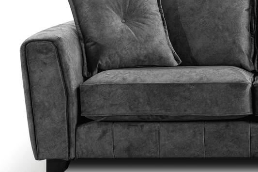 Somerford Grey Fabric Armchair - Furniture Instore