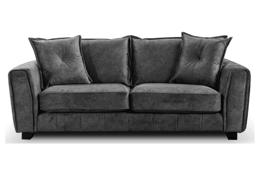 Somerford Grey Fabric 3 seater Sofa - Furniture Instore