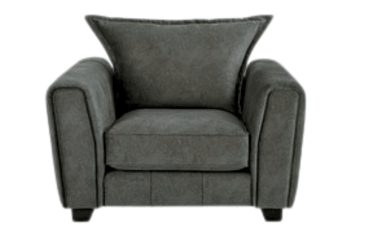 Somerford Grey Fabric Armchair - Furniture Instore