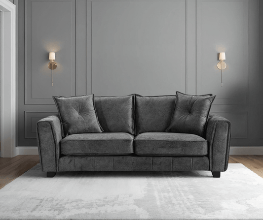 Somerford Grey Fabric 3+2+1 Seater Sofa Set - Furniture Instore