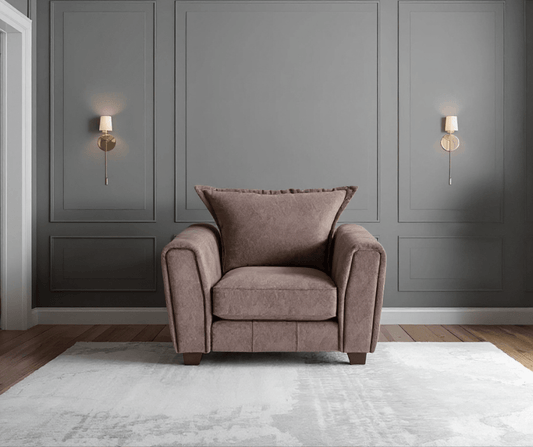 Somerford Chocolate Fabric 3+2+1 Seater Sofa Set - Furniture Instore