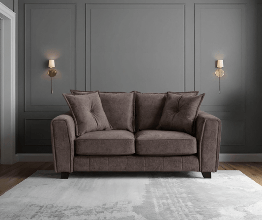 Somerford Chocolate Fabric 3+2+1 Seater Sofa Set - Furniture Instore