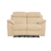 Dandrea Genuine Leather Cream Electric Power Recliner 2+1 Seater Sofa Set - Furniture Instore