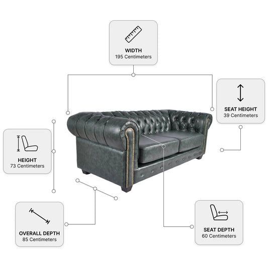 chesterfield-green-measurement-leather-3-seater-sofa-set