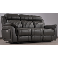 Cidliano 3-seater sofa angled in a modern roomset with elegant decor and warm ambient lighting.