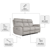 Dandrea Leather 3+2 Seater Sofa Set