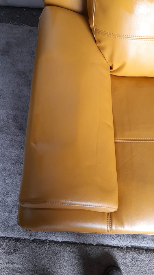 Outlet Islington Leather Mustard Armchair - Furniture Instore