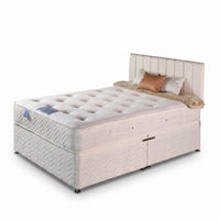 Frangrance Active Cream Fabric Divan Bed