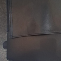 Outlet Verona Black Leather 3 Seater Sofa