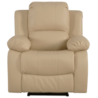 Valencia Cream Leather Electric Recliner 2+1+1 Seater Sofa Set