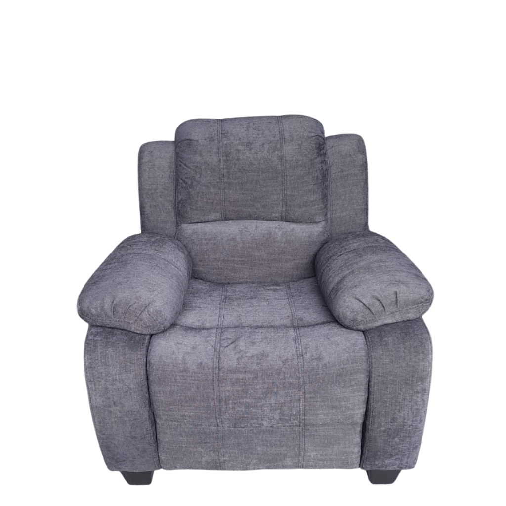 Outlet Valerie Charcoal Fabric Armchair - Furniture Instore