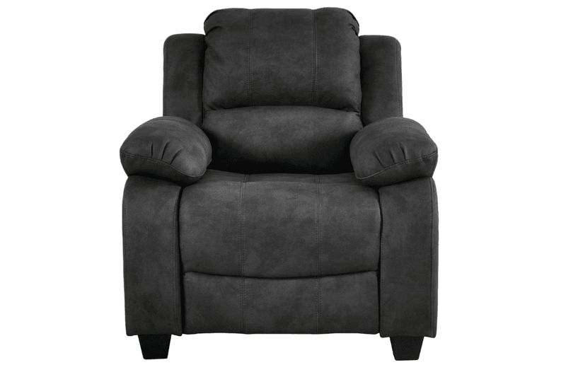 Outlet Valerie Charcoal Fabric Armchair - Furniture Instore