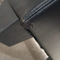 close up of black leather sofa