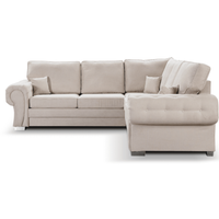 Verona High Back Cream Fabric Corner