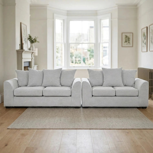 Byron Shark Fabric 3+2 Seater Sofa Set - Furniture Instore