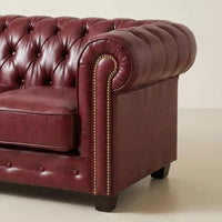 chesterfield-red-leather-antique-2-1-seater-sofa-set-2-seater-sofa-view-1