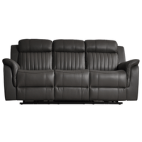 Cidliano 3-seater sofa front-facing on a white background, showcasing its modern design and upholstered finish.