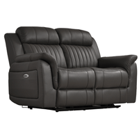 Cidliano Genuine Leather Grey Electric Power Recliner 3+2 Seater Sofa Set - Furniture Instore