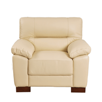 Dalmore Cream Armchair – Front-facing view on a white background