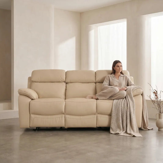 dandrea-cream-recliner-three-seater-leather-sofa