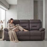 Foster fabric recliner sofa for living room