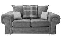 Verona Scatter Grey Fabric 2+2 Seater Sofa Set - Furniture Instore