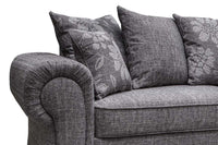 Malmo Grey Fabric Corner Sofa - Furniture Instore