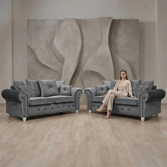 grey-velvet-3-3-sofa-set