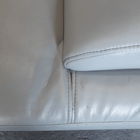 Outlet Islington Light Grey Leather Armchair - Furniture Instore