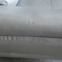 Outlet Islington Light Grey Leather Armchair - Furniture Instore