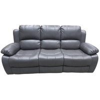 outlet valencia 3 grey seater leather