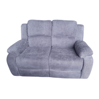 Gray sofa on a white background