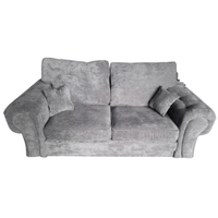 Gray sofa on a white background