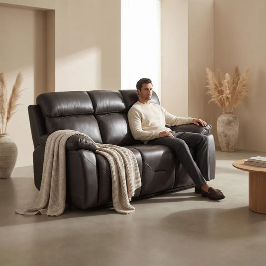grey-leather-power-recliner-sofa