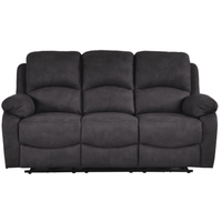 Roma Grey Fabric Electric 3 Seater Sofa - Furniture Instore