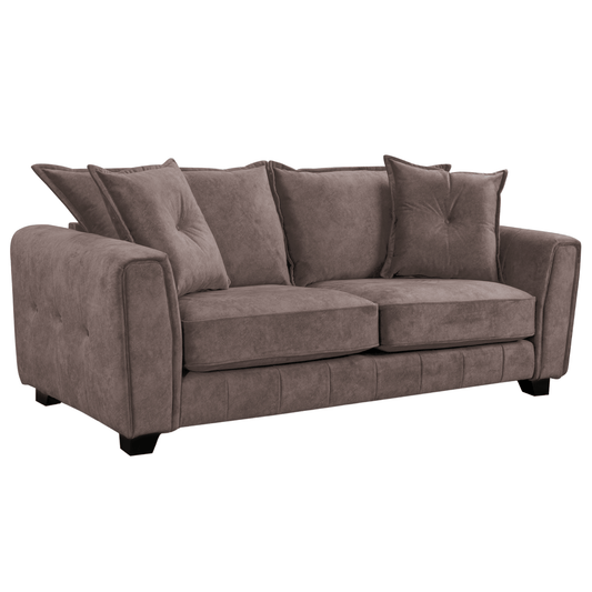 Somerford 3-seater sofa with plush cushions and modern design, angled view on a clean white