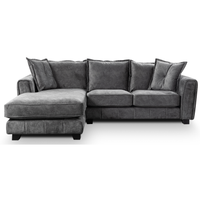 Somerford left-hand corner sofa with plush cushions and modern design, front-facing on a clean white background