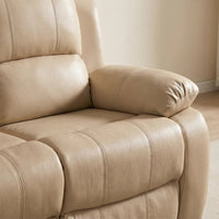 Valencia Cream Leather Electric Recliner 2+2 Sofa Set