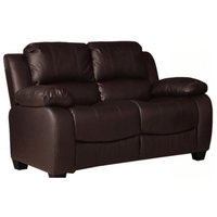 Valerie Brown Leather Modern 2+1+1 Seater Sofa Set - Furniture Instore