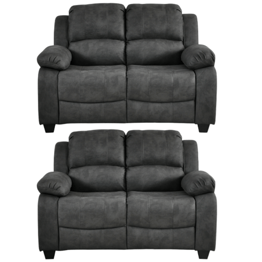Valerie charcoal 2 2 seater sofa
