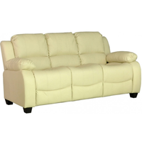 Valerie Cream Leather Modern 3+2+1 Seater Sofa Set - Furniture Instore